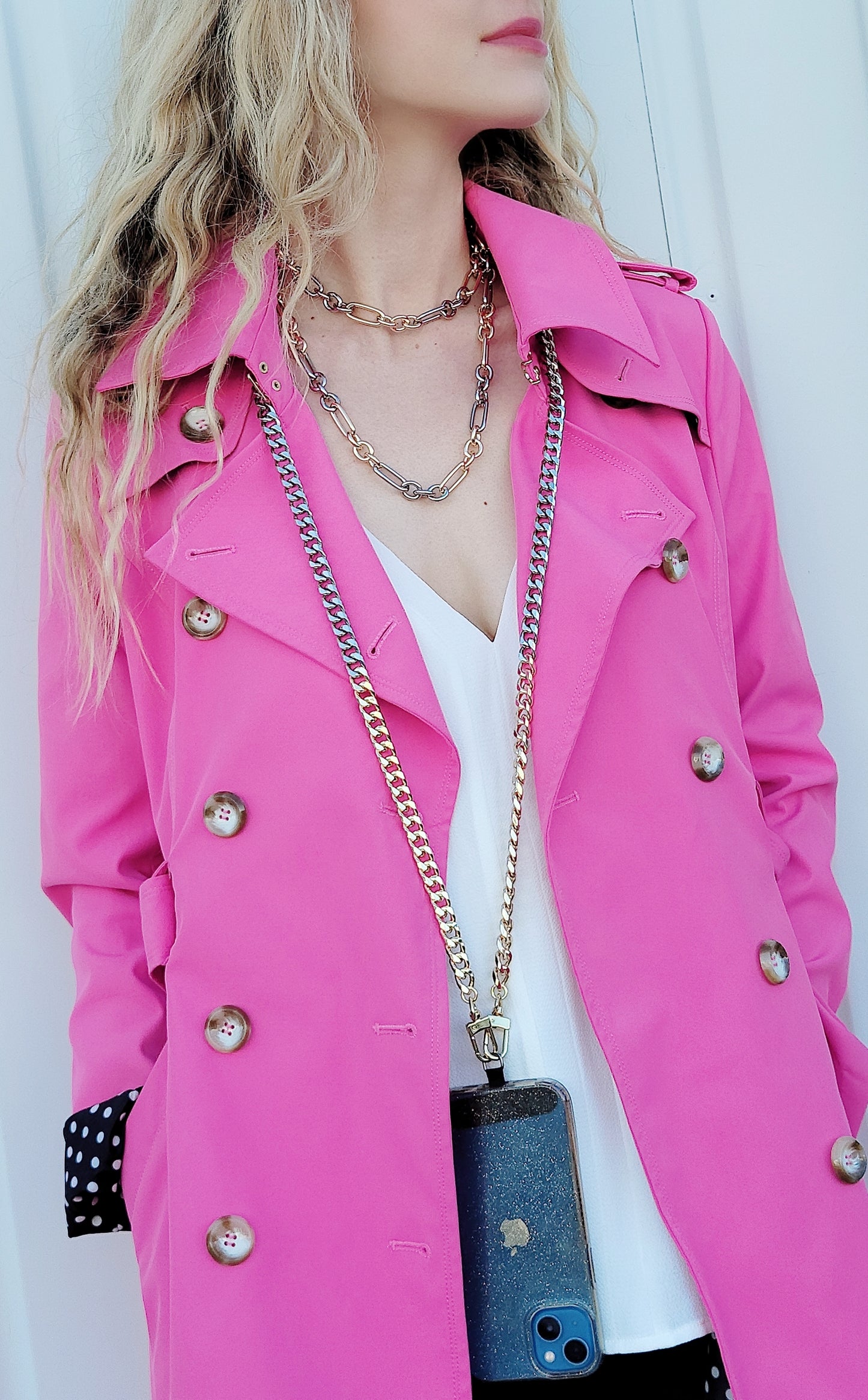 Two-tone Phone Chain