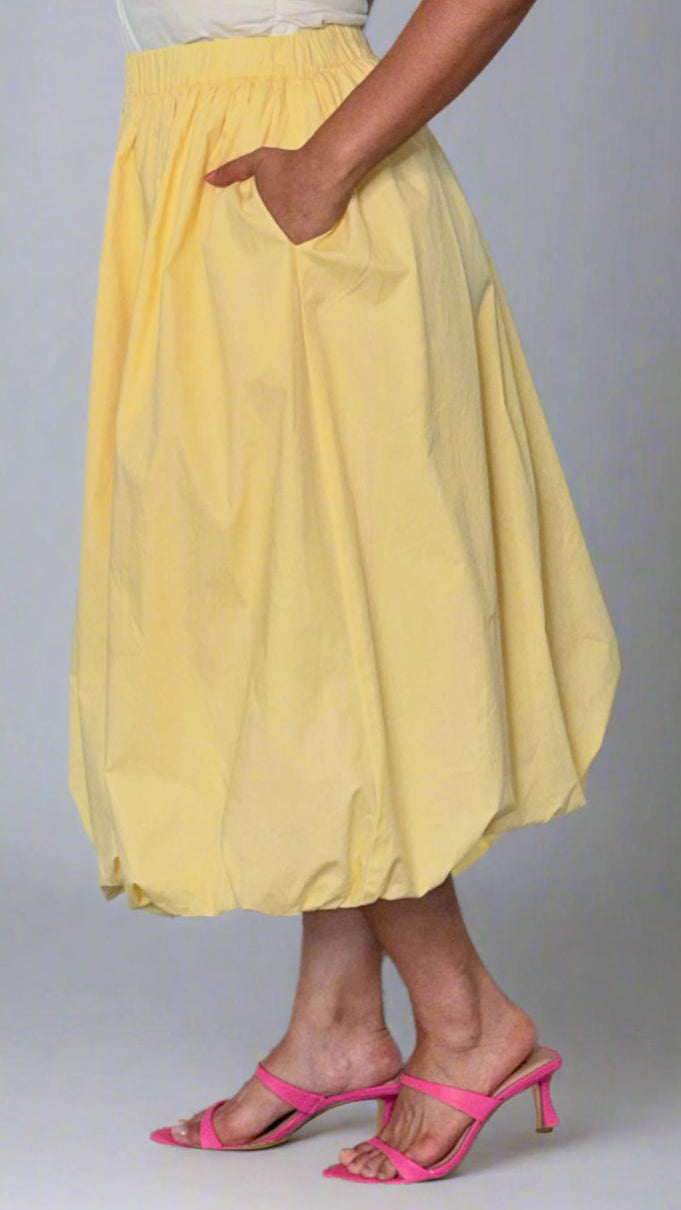 Bubble hem skirt