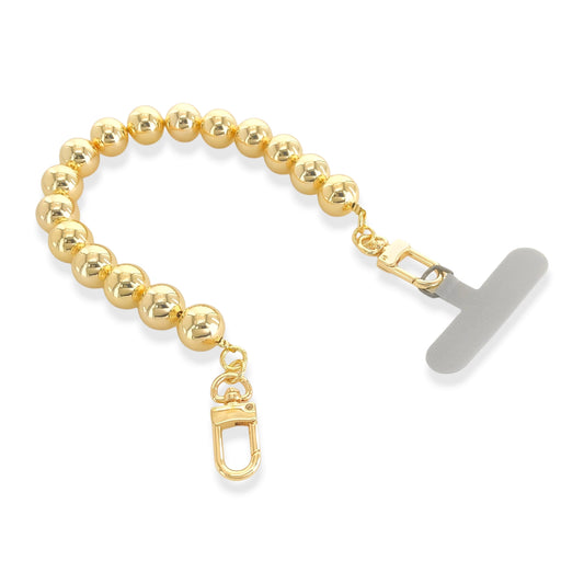 Golden Spheres Phone Chain