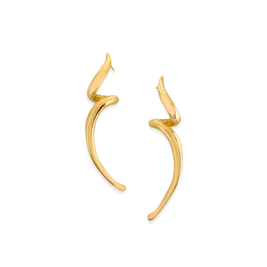 Edgy Spiral Earrings