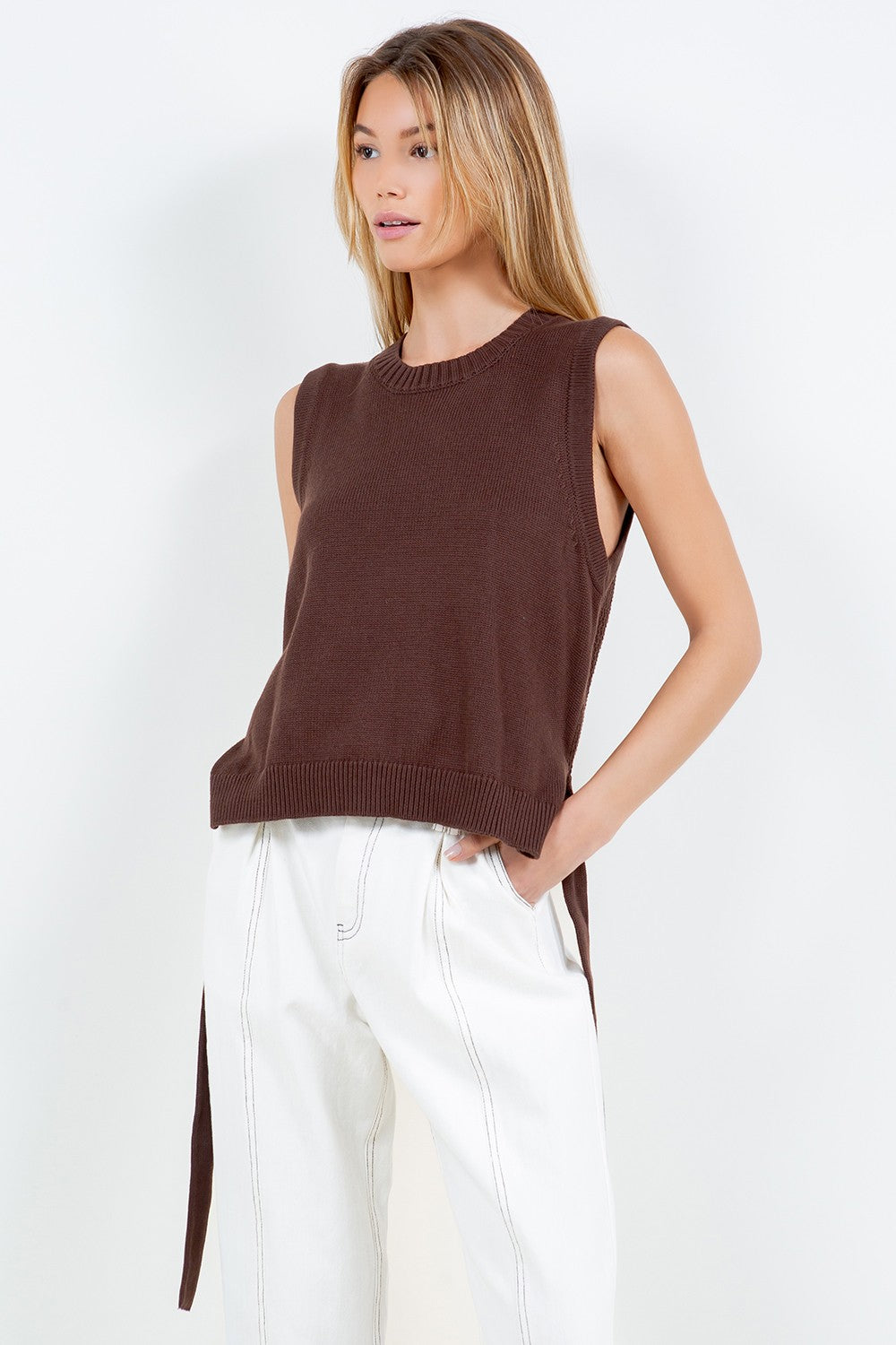 Modern knit top